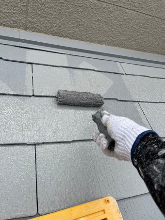 P6240003 屋根 上塗り (1) 101b9b8f3bfaf5496987faa4c70af58e